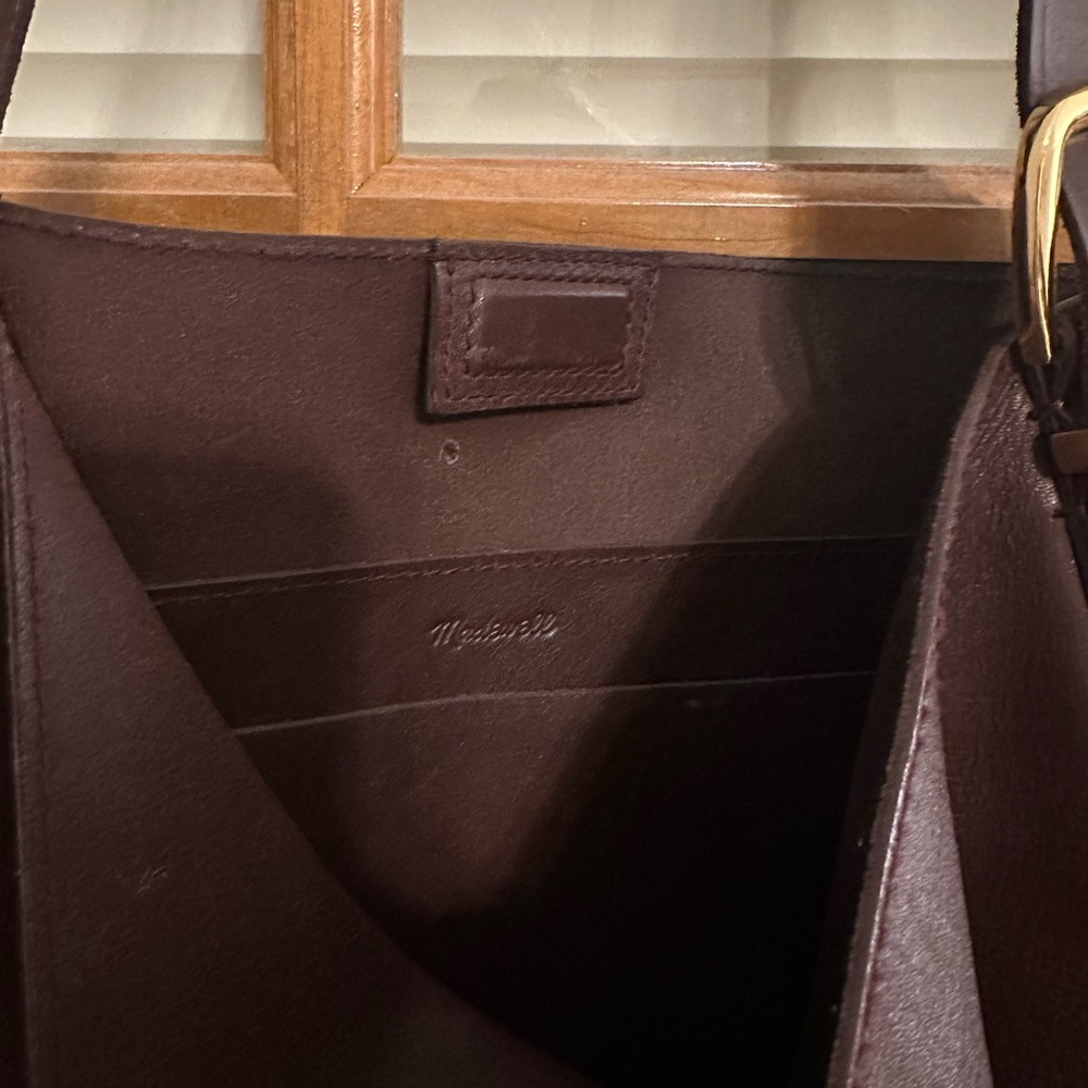 Madewell Dark Brown Leather Tote